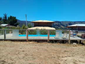 Cabaña familiar y piscina valentina